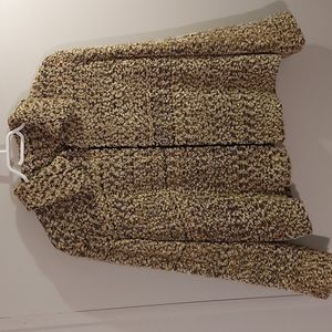 Size medium Jinx Canada Jacket, tan and black